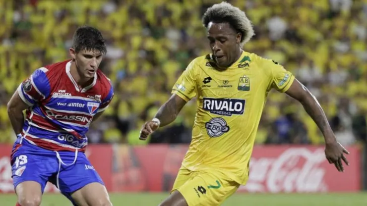 Londoño falló un gol impresionante en Bucaramanga