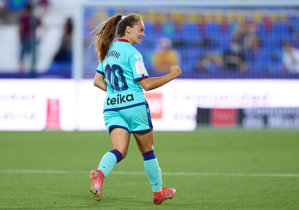 Estefania Banini jugó por el Levante en el año 2021 (Getty Images)