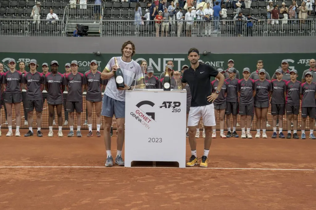 Nicolás Jarry le ganó a Grigor Dimitrov en la final del Ginebra Open 2023.