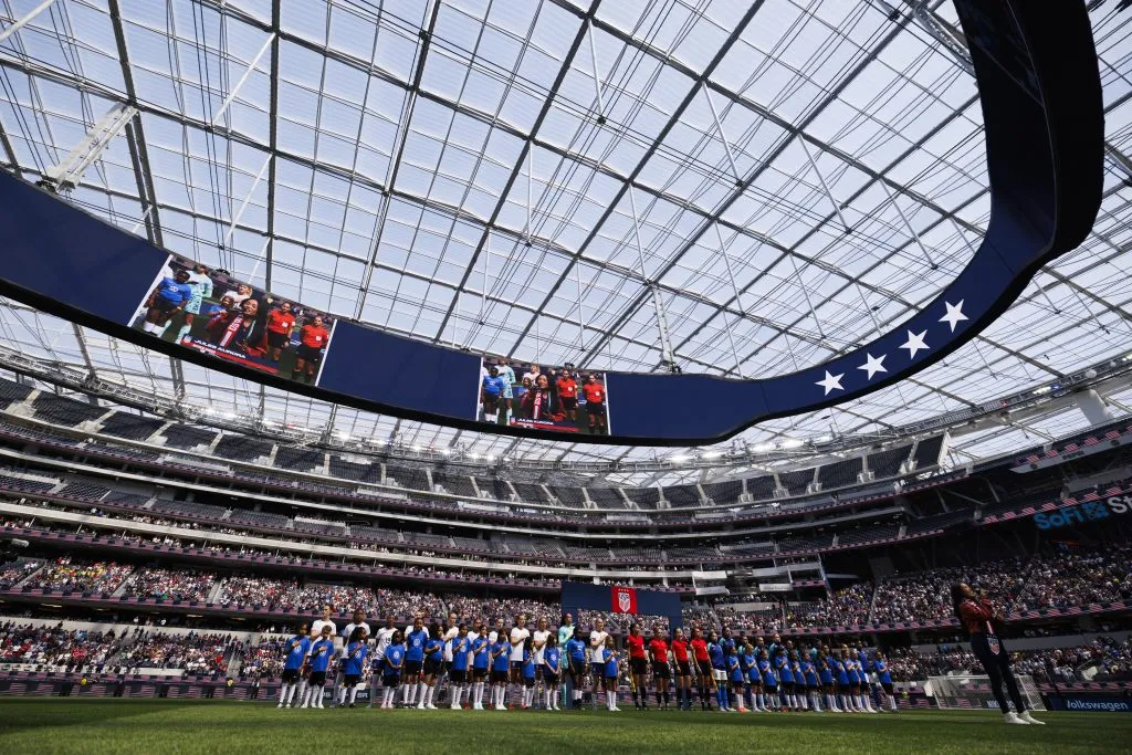 Así de impresionante es el estadio que recibiría el eventual partido para completar el cupo de León en el Mundial de Clubes. Foto: Ric Tapia/Getty Images