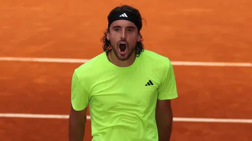 Stefanos Tsitsipas en el Madrid Open 2025.