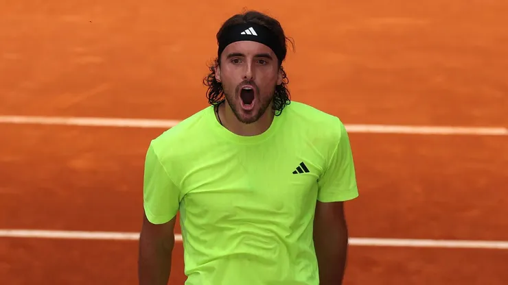 Stefanos Tsitsipas en el Madrid Open 2025.