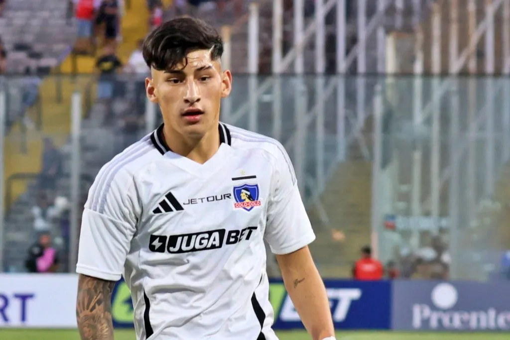 Francisco Marchant le dio valiosos minutos Sub 21 a Colo Colo esta tarde. | Foto: Photosport.