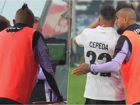 Un DT más: el partido aparte que vivió Arturo Vidal ante Coquimbo