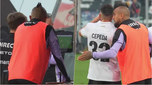 Vidal fue uno más en el CT de Almirón