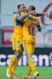 López y el Edu en Tigres. (Getty Images).
