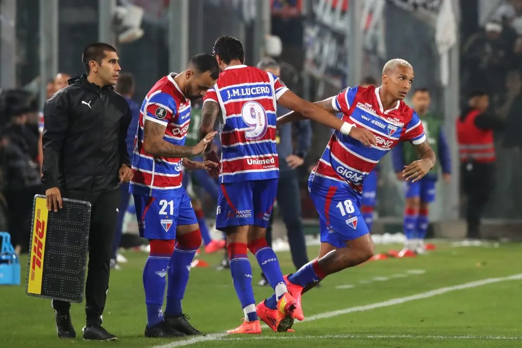 Futbol, Colo Colo vs Fortaleza.
Fase de grupos, Copa Libertadores 2025.
El jugador de Fortaleza Juan Martin Lucero es fotografiado durante el partido de copa libertadores por el grupo E contra Colo Colo disputado en el estadio Monumental en Santiago, Chile.
10/04/2024
Jonnathan Oyarzun/Photosport

Football, Colo Colo vs Fortaleza.
Group stage, Copa Libertadores 2025.
Fortaleza’s player Juan Martin Lucero is pictured during the copa libertadores match for group E against Colo Colo at the Monumental stadium in Santiago, Chile.
10/04/2024
Jonnathan Oyarzun/Photosport