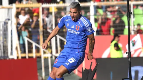 Leandro Fernández marcó el segundo gol de la U ante Palestino.