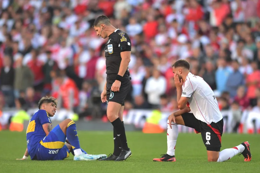 Boca perdió contra River en el primer Superclásico de Carlos Palacios | Getty Images