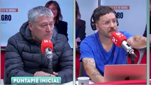 Patricio Yáñez y Matías Fuenzalida tuvieron un fuerte cruce.