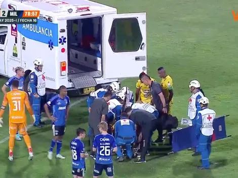 Luciano Pons asusta a todos: trasladado a un hospital en pleno partido