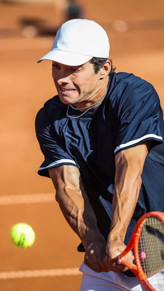 Cristian Garin en el Challenger de Mauthausen (Foto: danubeupperaustriaopen).