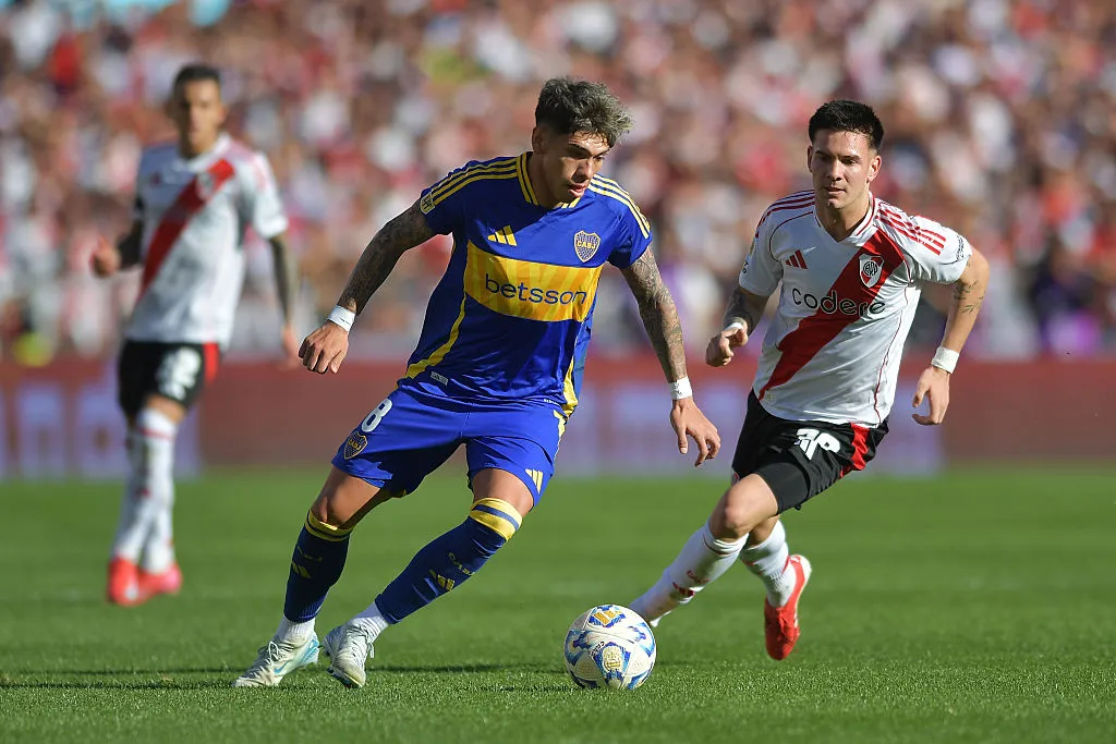 Carlos Palacios es criticado en partido River – Boca (Getty Images)