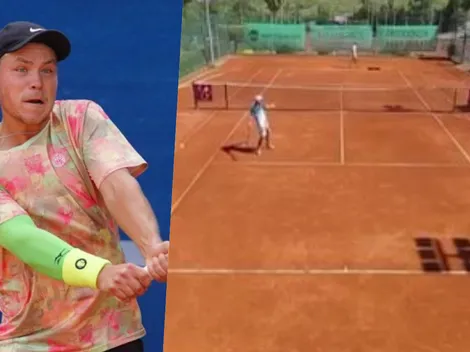 Un "Pato Yáñez" en el tenis: Descalificado por gesto a juez de silla