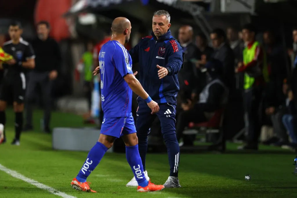 Gustavo Álvarez tiene presente el cambio de Marcelo Díaz en U de Chile. Foto: Javier Vergara/Photosport