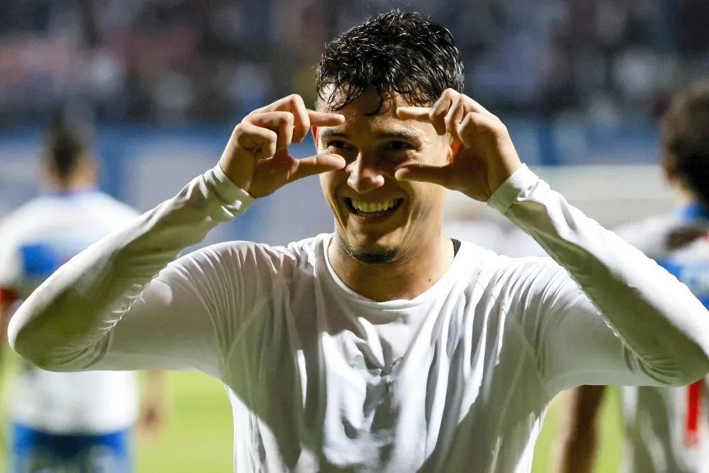 Así celebró Jader Gentil su postrero gol ante Deportes Limache. (Andres Pina/Photosport).