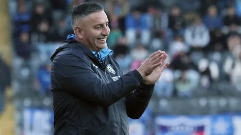 Jaime García celebra el triunfo ante Unión Española.