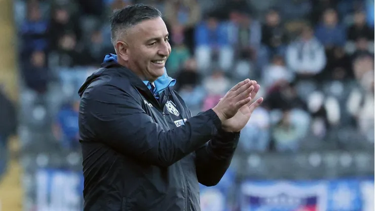 Jaime García celebra el triunfo ante Unión Española.