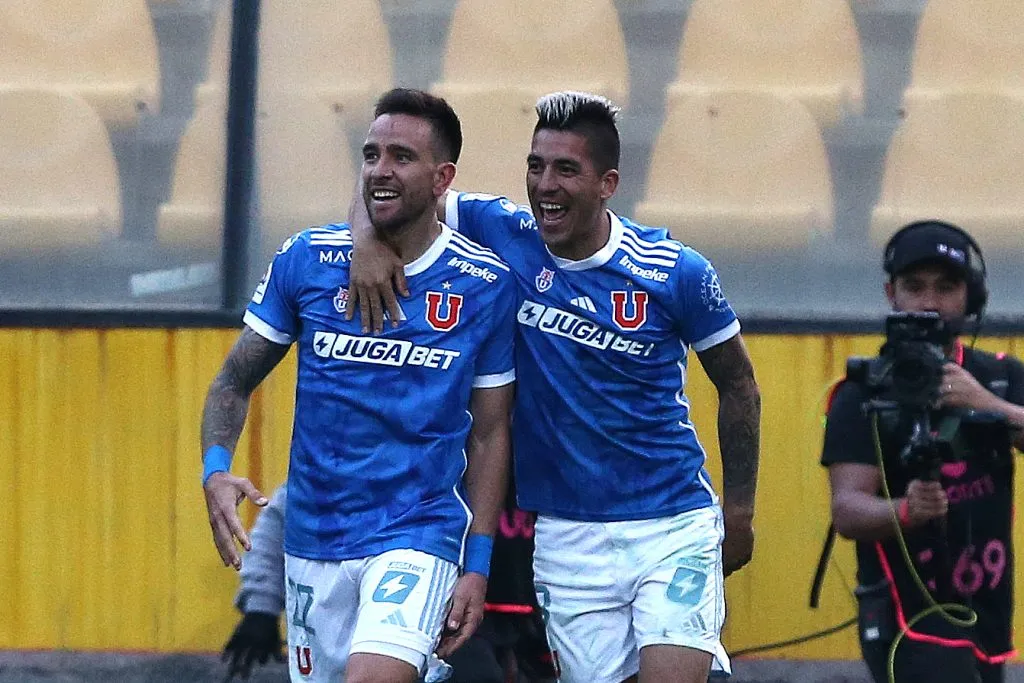 Matías Zaldivia le marcó a la UC en el último Clásico Universitario, donde fueron visita en el estadio Santa Laura. Foto: Javier Salvo /Photosport