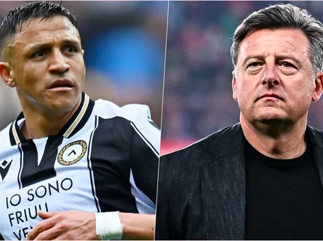 Contundente respuesta del DT de Udinese a publicación de Alexis