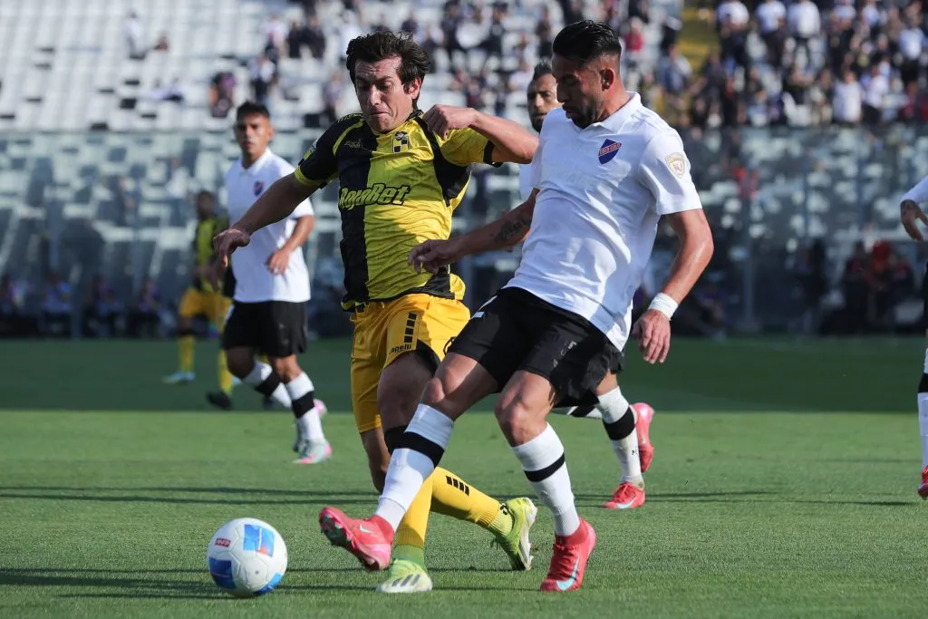 El Huaso Isla en la victoria por 2-0 ante Coquimbo Unido. (Felipe ZancaPhotosport).