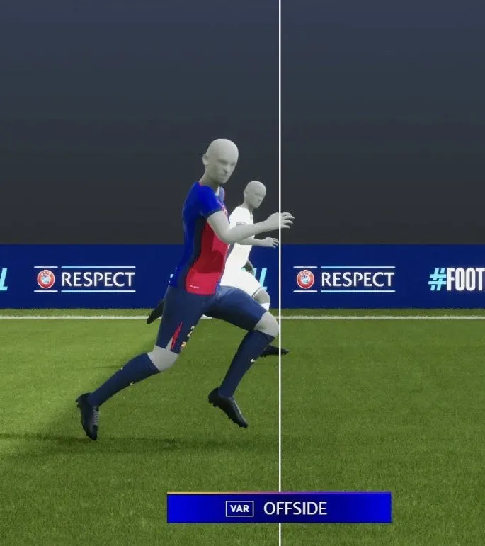 El milimétrico offside de Mkhitaryan. Imagen: ESPN