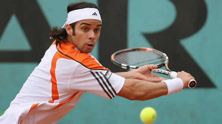 Fernando González en el French Open 2006