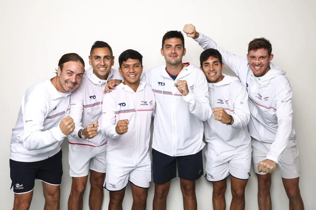 Muchas veces compañeros de equipo, ahora Cristian Garín y Tomás Barrios disputarán un título en Austria. Foto: Getty Images.