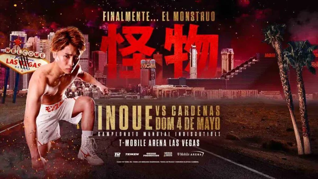 Naoya Inoue vuelve a Estados Unidos tras casi 4 años desde su última pelea.