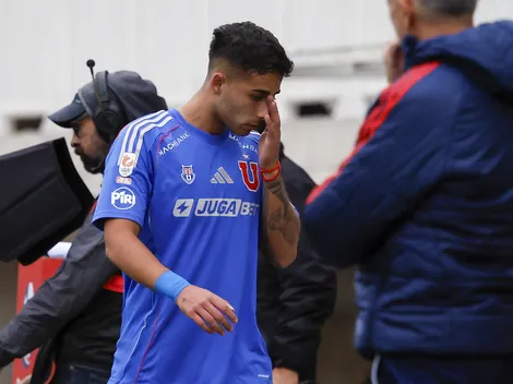 Assadi cortado, de público en la U ante la UC: "Pelearé para..."