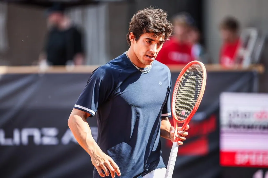 Cristian Garin en el Challenger de Mauthausen (Foto: Danube Upper Austria Open powered by SKE).