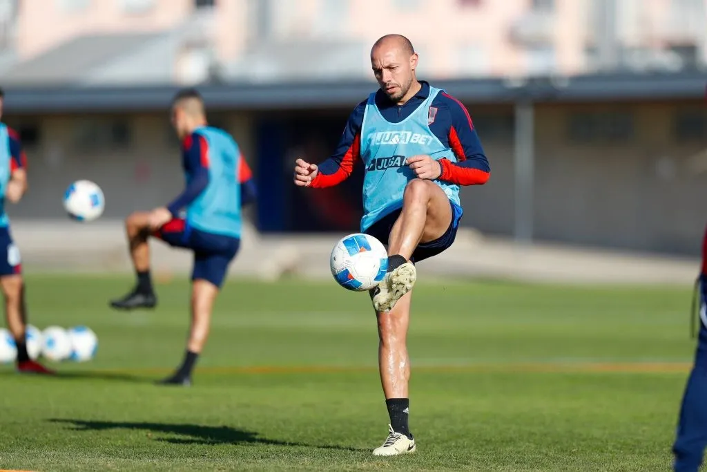 La U vuelve a los entrenamientos en el CDA con la mira en Estudiantes por la Copa Libertadores. Foto: U de Chile.