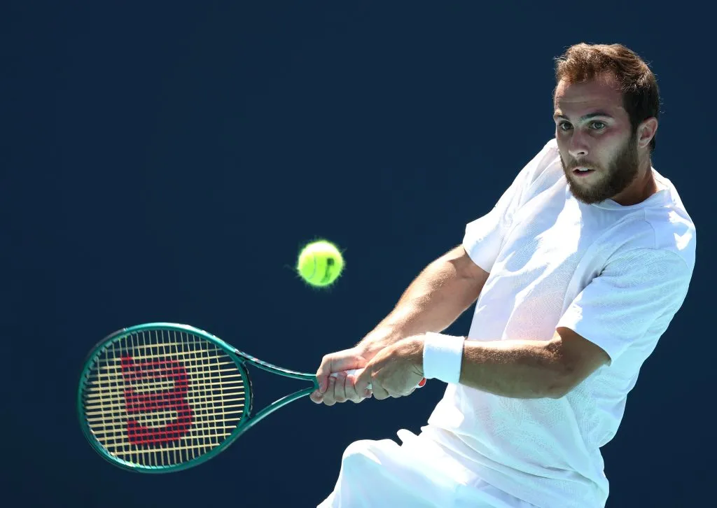 Hugo Gaston será el rival de Jarry en Roma. (Photo by Al Bello/Getty Images)
