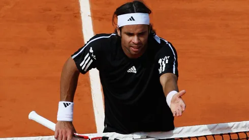 Feña González en Roland Garros 2009, cuando perdió ante Soderling