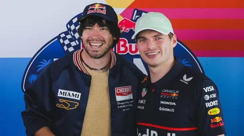Germán Garmendia y Max Verstappen