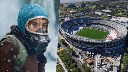 El estadio de River aparece en el último capítulo de El Eternauta