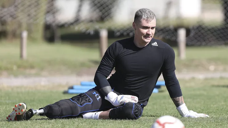Cristóbal Campos en sus entrenamientos con Luis Marín en el Sifup.