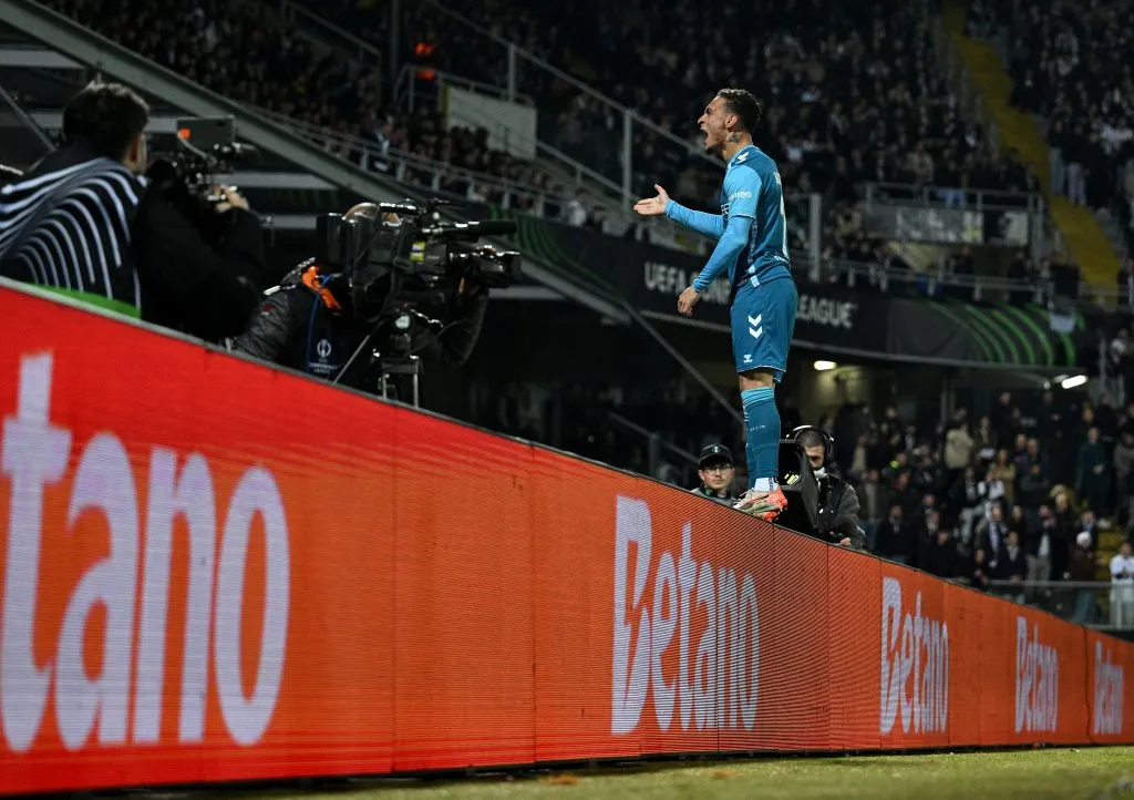 Antony celebrando con Betis. (Photo by Octavio Passos/Getty Images)