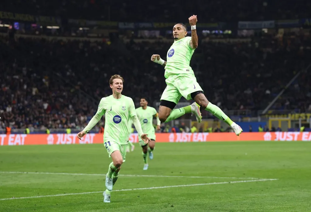 Raphinha celebra un gol que parecía definitorio | Getty Images