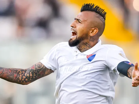 Vidal festeja clasificación de inter en la previa del Colo Colo-Fortaleza