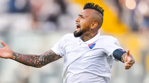Vidal goza con la Champions en la previa del duelo de Colo Colo ante Fortaleza.