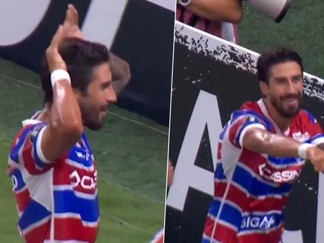 Juan Martín Lucero se burló con un baile de Colo Colo