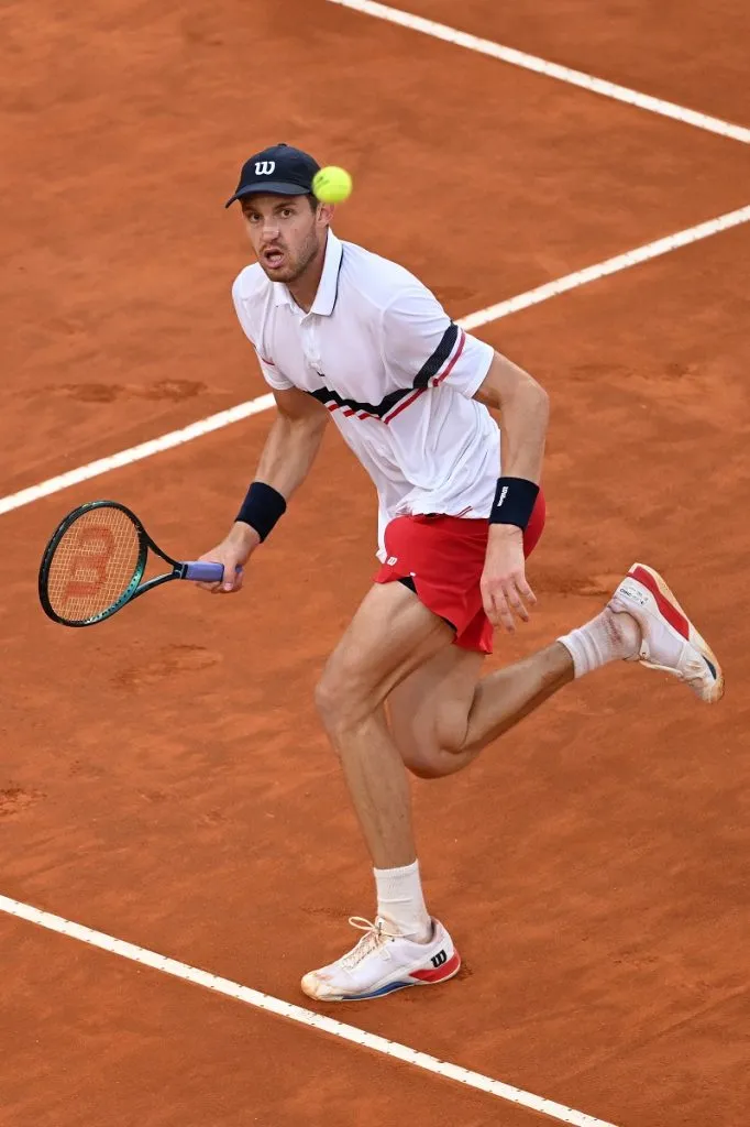 Nicolás Jarry en el Masters 1000 de Madrid 2024 (Getty Images).