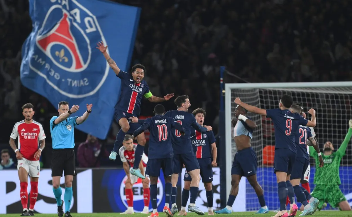 ¡Lo consiguen! El PSG vence al Arsenal y va a la final de la Champions