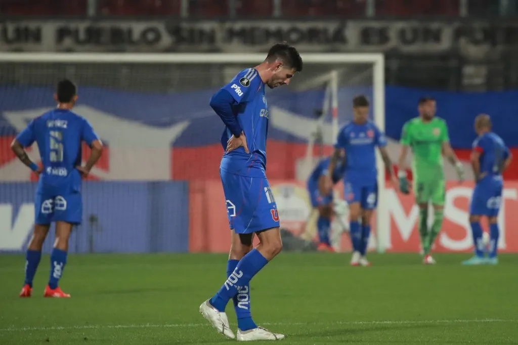 U de Chile se derrumbó ante Estudiantes por Copa Libertadores. Foto: Jonnathan Oyarzun/Photosport
