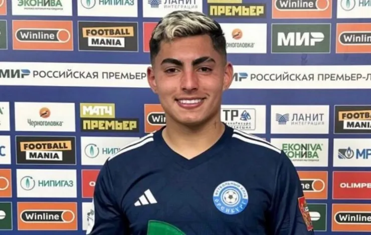 La situación de Jordhy Thompson fue analizada por parte de su propio club en la televisión rusa. Foto: Captura.