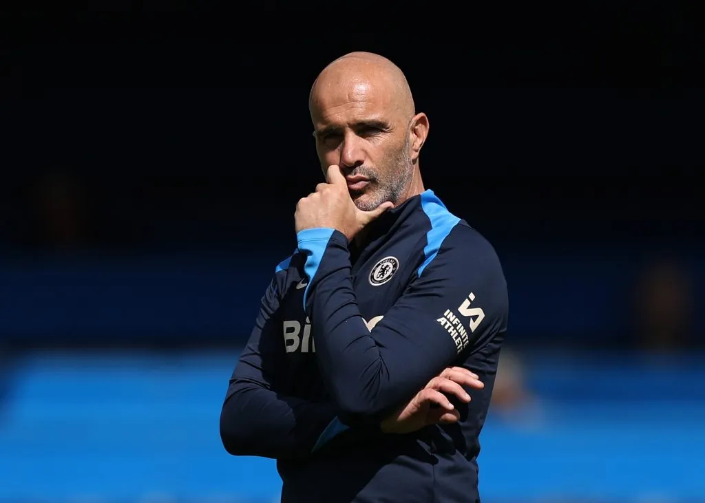 Enzo Maresca es el técnico de Chelsea, rival de Betis en la final de la Conference League. Foto: Eddie Keogh/Getty Images.