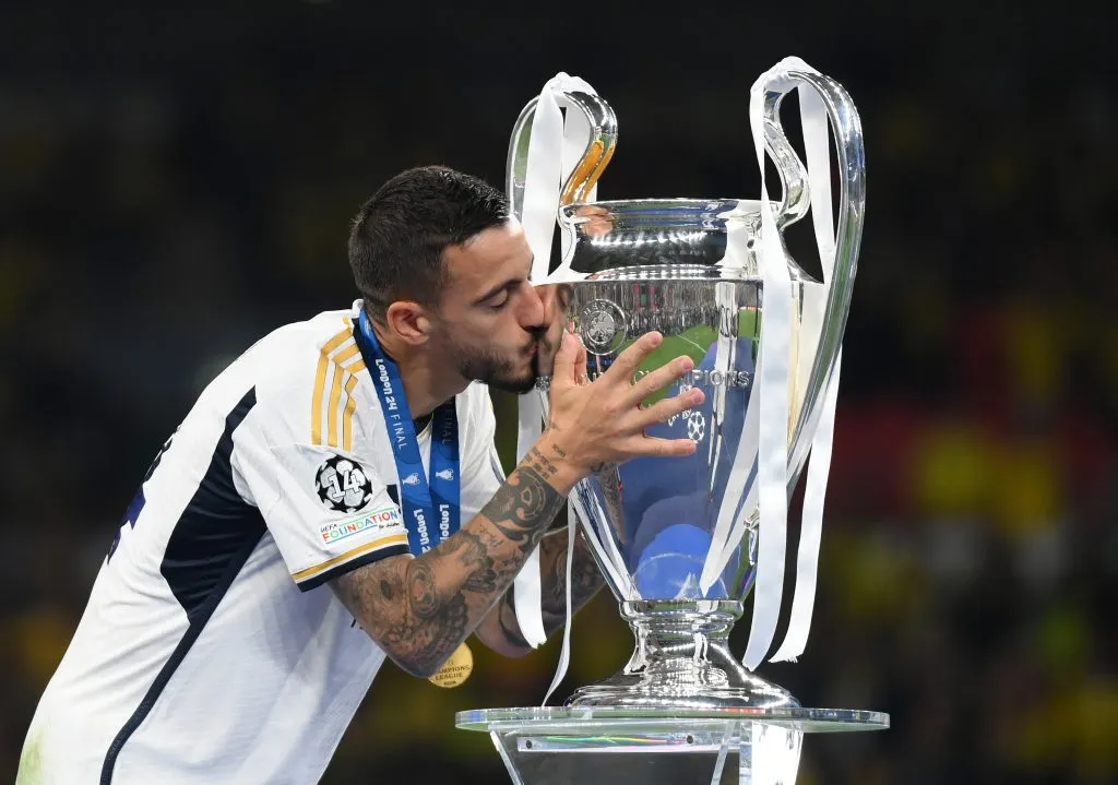 Joselu campeón de la Champions en 2024 con Real Madrid. Imagen: Getty