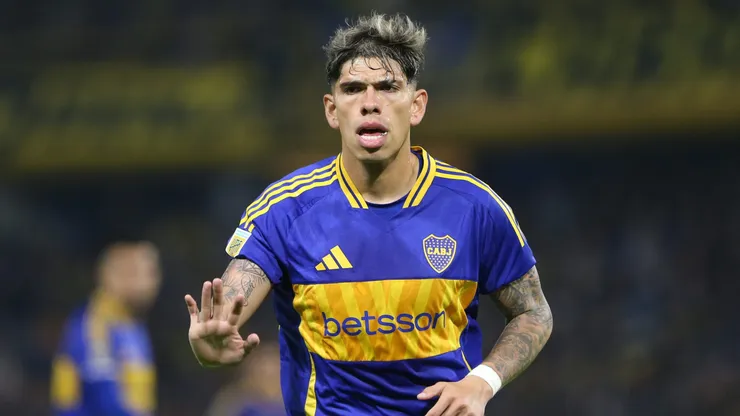 Carlos Palacios jugó todo el partido en Boca.