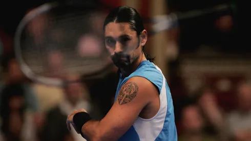 Marcelo Ríos durante su participación en el BlackRock Masters Tennis del año 2006.